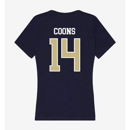 Oral Roberts - NCAA Women's Basketball : Hannah Coons - Women's V-Neck T-Shirt-1