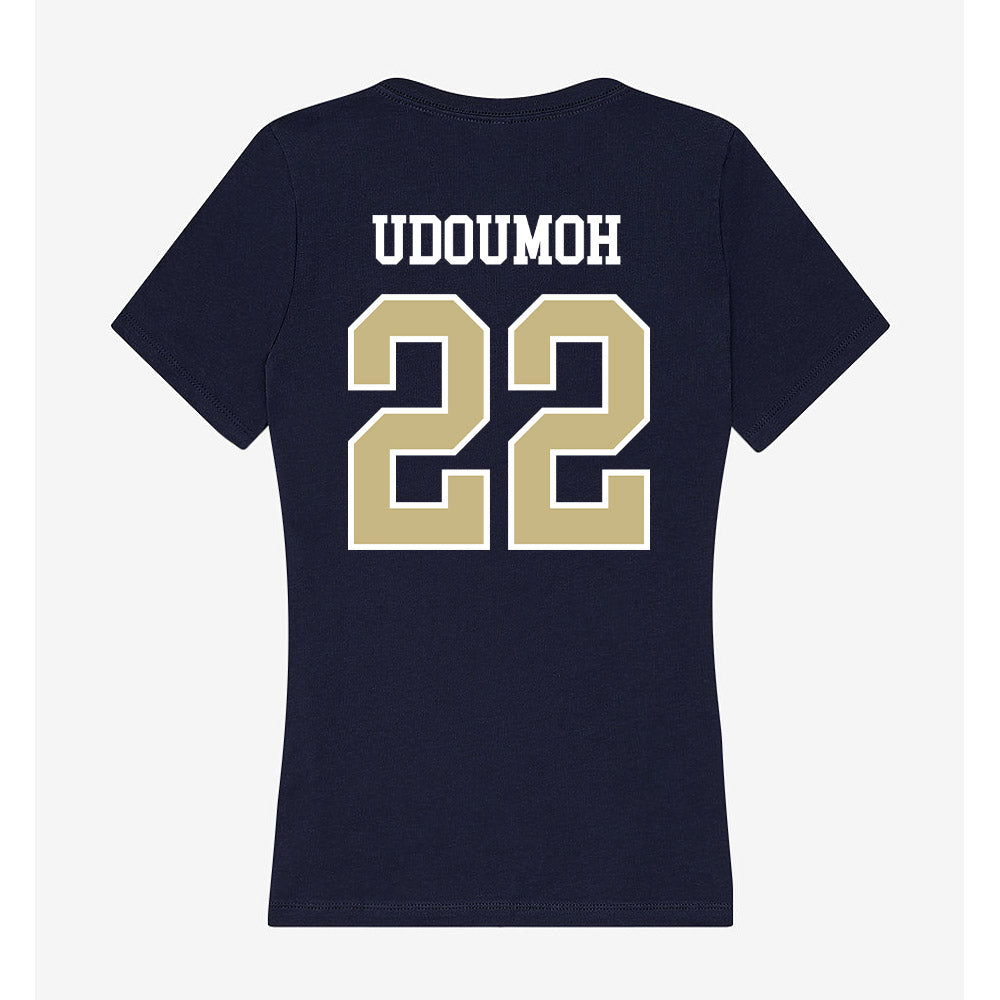 Oral Roberts - NCAA Women's Basketball : Ruth Udoumoh - Women's V-Neck T-Shirt-1