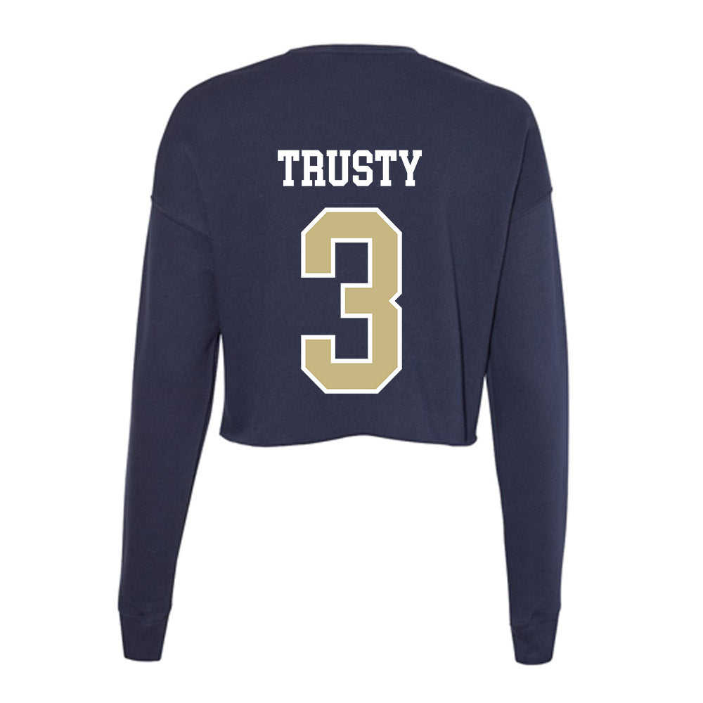 Oral Roberts - NCAA Women's Basketball : Anna Trusty - Women's Cropped Crew Fleece-1