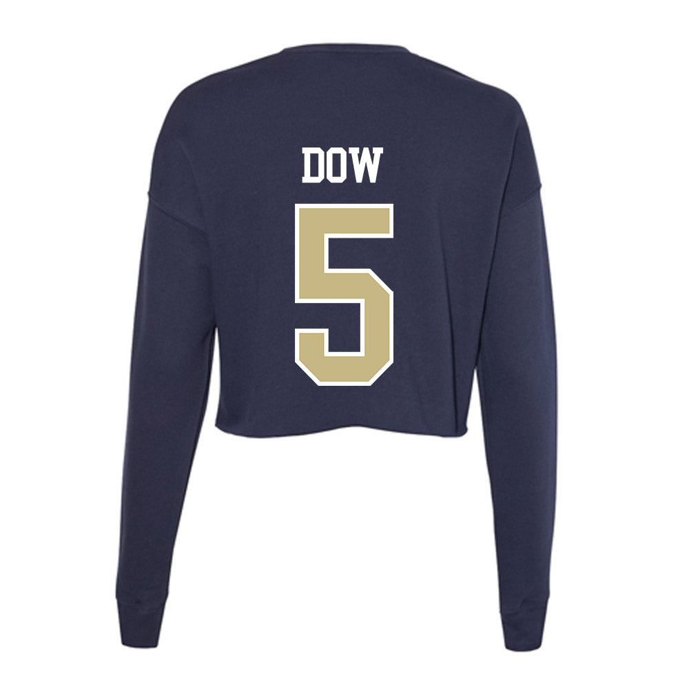 Oral Roberts - NCAA Men's Basketball : Connor Dow - Women's Cropped Crew Fleece-1