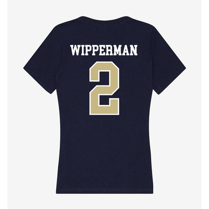 Oral Roberts - NCAA Baseball : Dylan Wipperman - Women's V-Neck T-Shirt-1