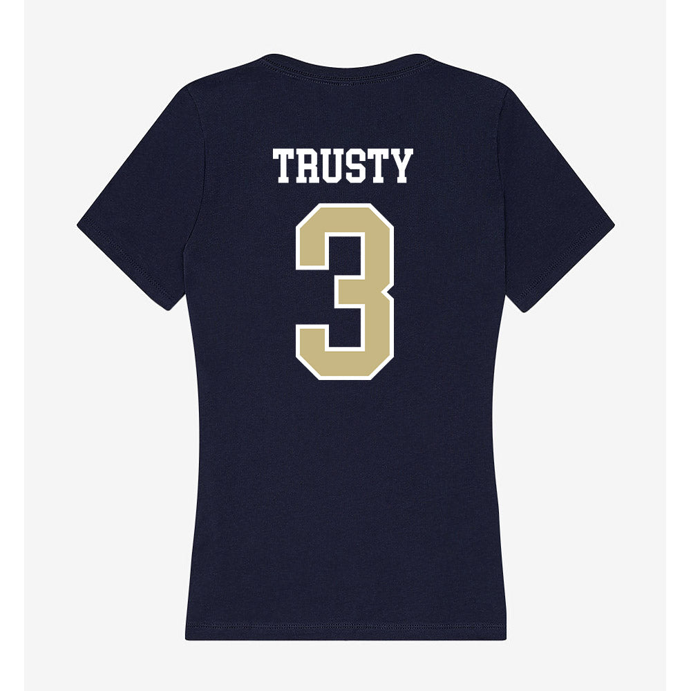 Oral Roberts - NCAA Women's Basketball : Anna Trusty - Women's V-Neck T-Shirt-1