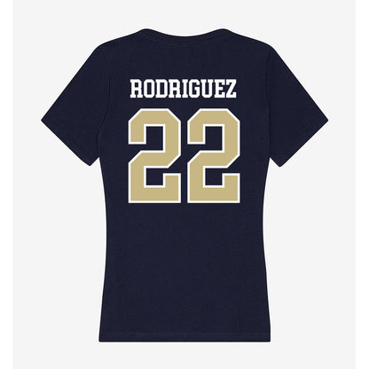 Oral Roberts - NCAA Women's Soccer : Luci Rodriguez - Women's V-Neck T-Shirt-1