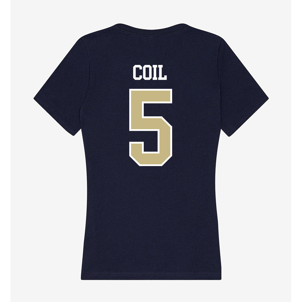 Oral Roberts - NCAA Baseball : Owen Coil - Women's V-Neck T-Shirt-1