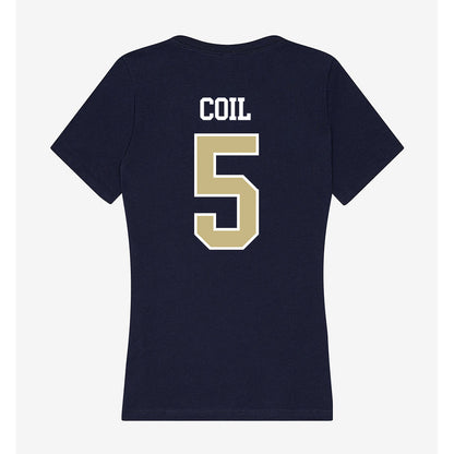Oral Roberts - NCAA Baseball : Owen Coil - Women's V-Neck T-Shirt-1