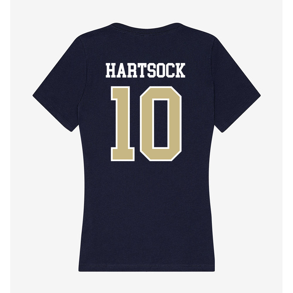 Oral Roberts - NCAA Women's Basketball : Preslee Hartsock - Women's V-Neck T-Shirt-1