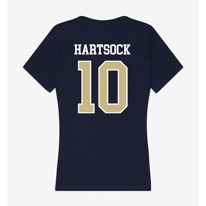 Oral Roberts - NCAA Women's Basketball : Preslee Hartsock - Women's V-Neck T-Shirt-1