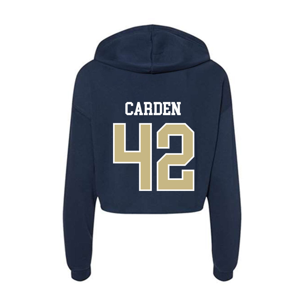 Oral Roberts - NCAA Women's Basketball : Mary Carden - Women's Crop Fleece Hoodie-1