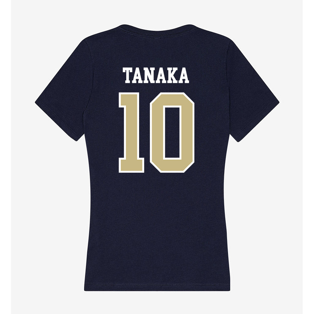 Oral Roberts - NCAA Baseball : Makani Tanaka - Women's V-Neck T-Shirt-1