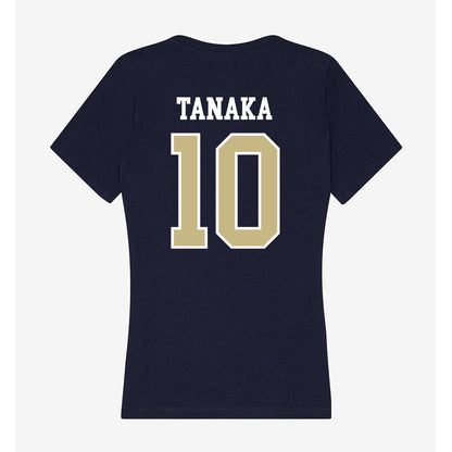 Oral Roberts - NCAA Baseball : Makani Tanaka - Women's V-Neck T-Shirt-1