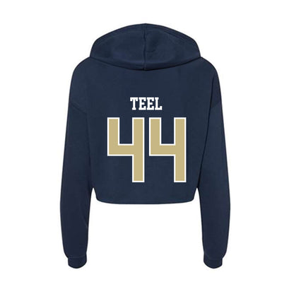 Oral Roberts - NCAA Baseball : Easton Teel - Women's Crop Fleece Hoodie-1