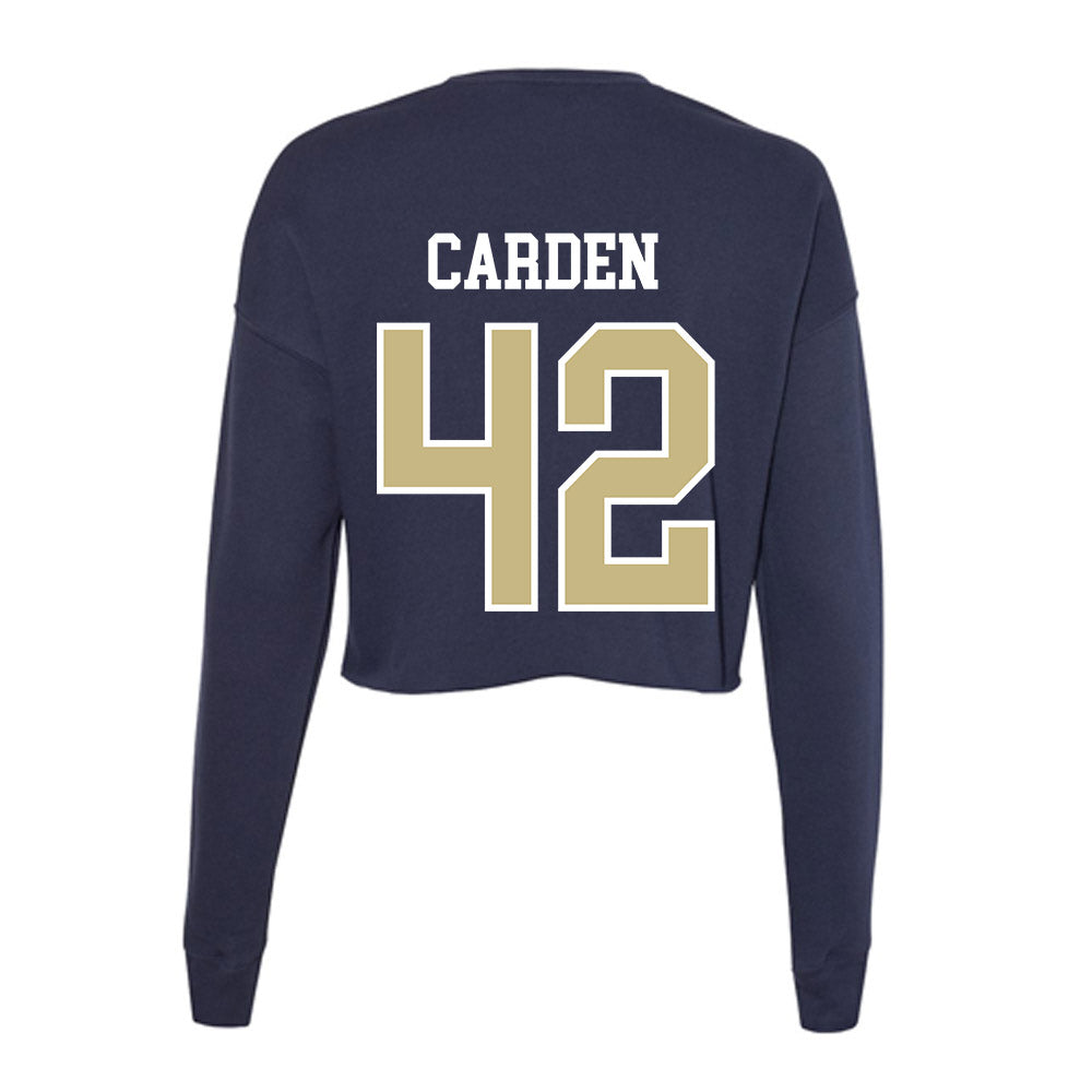 Oral Roberts - NCAA Women's Basketball : Mary Carden - Women's Cropped Crew Fleece-1