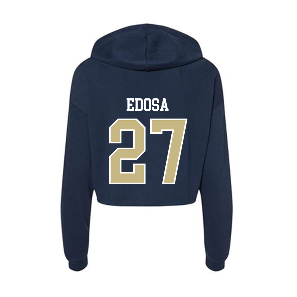 Oral Roberts - NCAA Women's Soccer : Precious Edosa - Women's Crop Fleece Hoodie-1