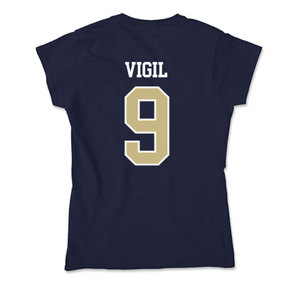 Oral Roberts - NCAA Women's Soccer : Ava Vigil - Soft Style Women’s T-Shirt-1