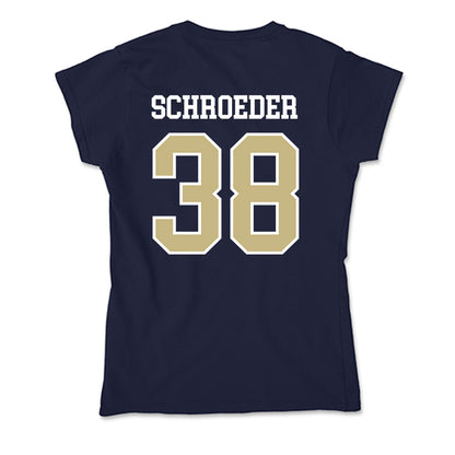 Oral Roberts - NCAA Baseball : Riley Schroeder - Soft Style Women’s T-Shirt-1