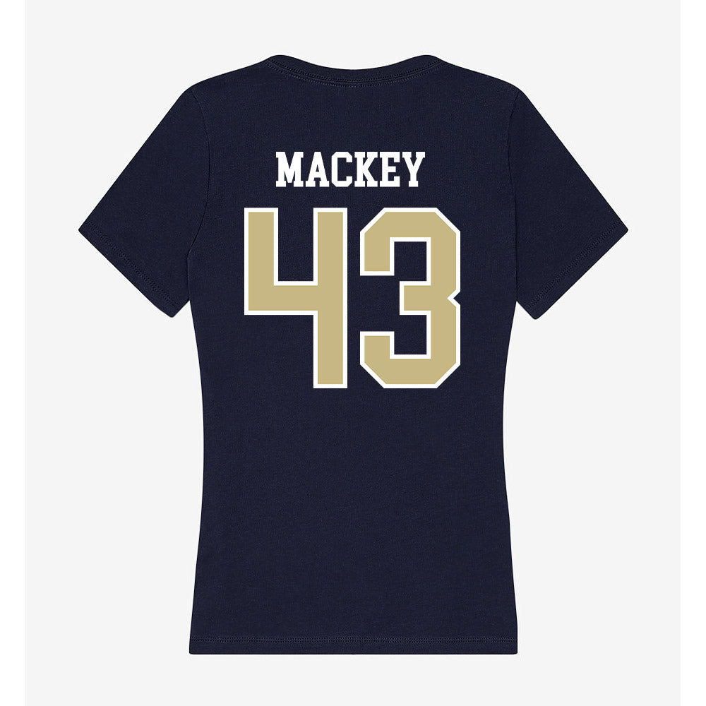 Oral Roberts - NCAA Baseball : Brayden Mackey - Women's V-Neck T-Shirt-1