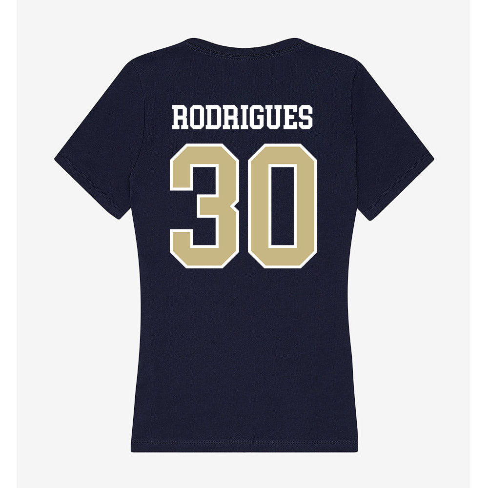Oral Roberts - NCAA Women's Basketball : Sara Rodrigues - Women's V-Neck T-Shirt-1