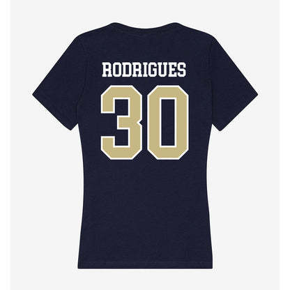 Oral Roberts - NCAA Women's Basketball : Sara Rodrigues - Women's V-Neck T-Shirt-1