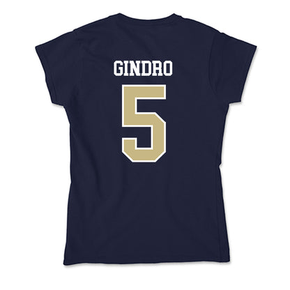 Oral Roberts - NCAA Men's Soccer : Enzo Gindro - Soft Style Women’s T-Shirt-1