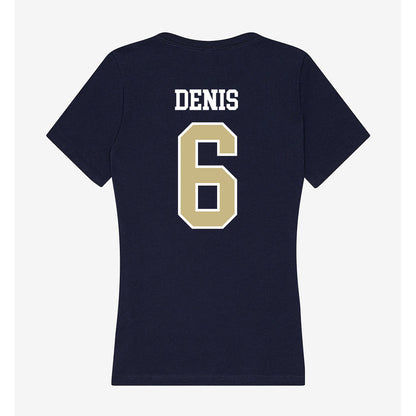 Oral Roberts - NCAA Men's Soccer : Emmanuel Denis - Women's V-Neck T-Shirt-1