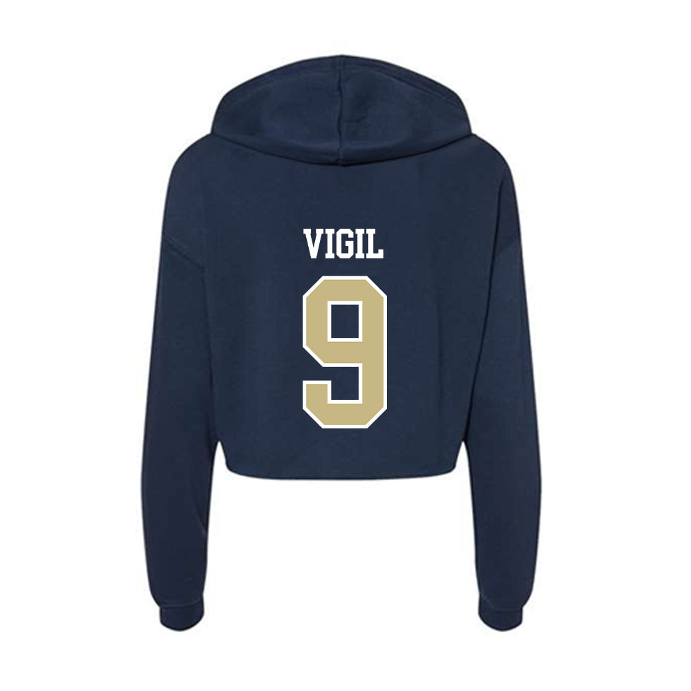 Oral Roberts - NCAA Women's Soccer : Ava Vigil - Women's Crop Fleece Hoodie-1