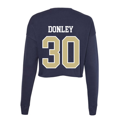 Oral Roberts - NCAA Women's Basketball : Kayten Donley - Women's Cropped Crew Fleece-1