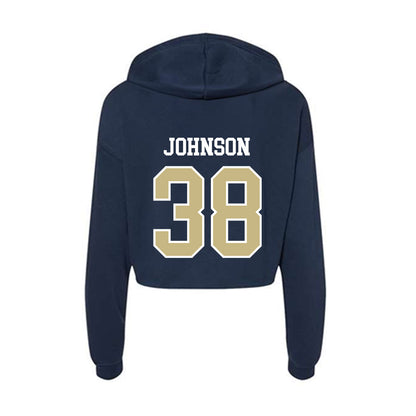 Oral Roberts - NCAA Baseball : Comner Johnson - Women's Crop Fleece Hoodie-1