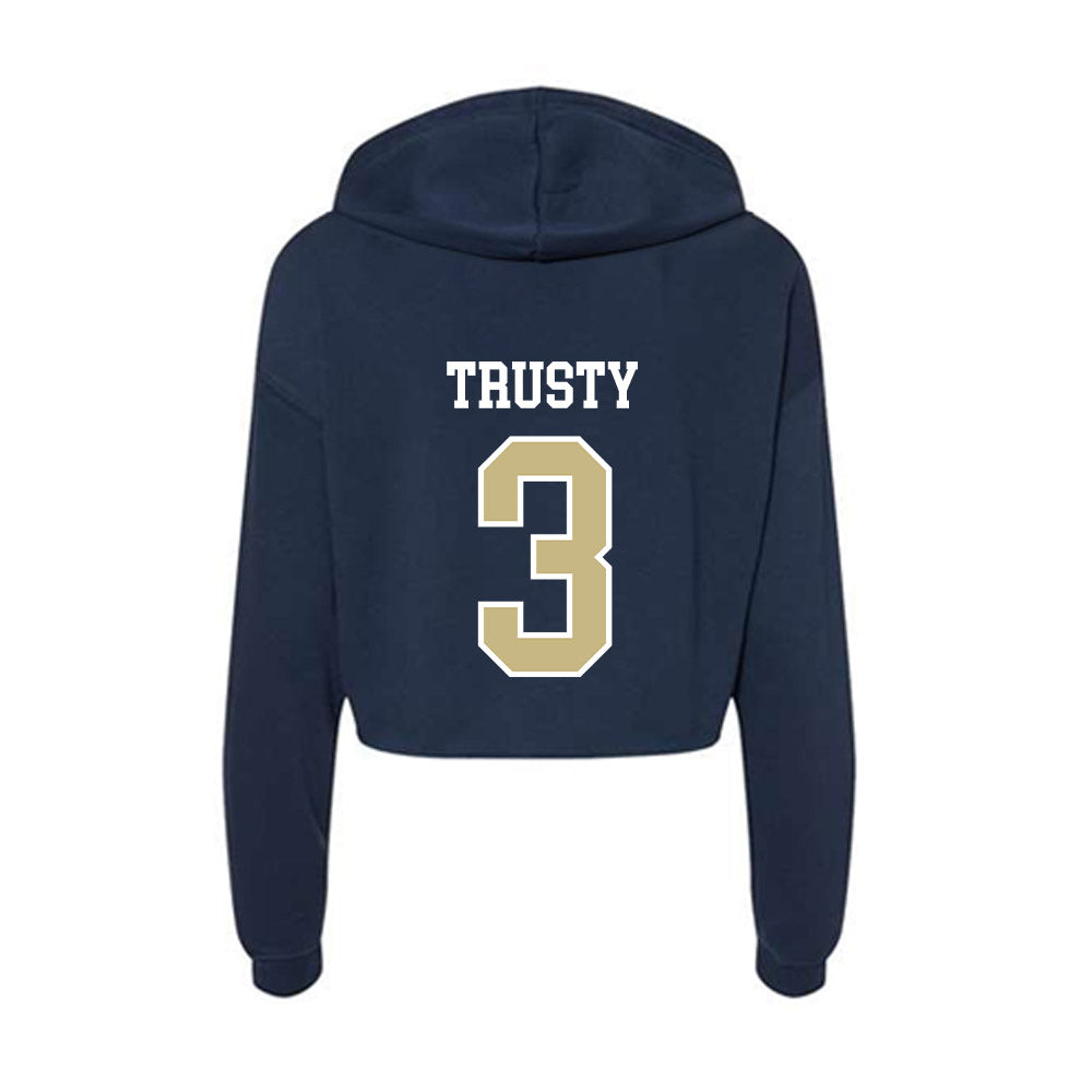 Oral Roberts - NCAA Women's Basketball : Anna Trusty - Women's Crop Fleece Hoodie-1