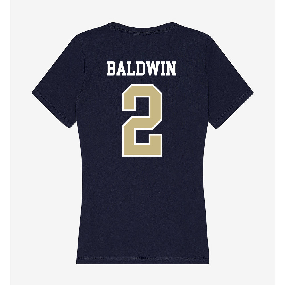 Oral Roberts - NCAA Women's Basketball : Gentry Baldwin - Women's V-Neck T-Shirt-1