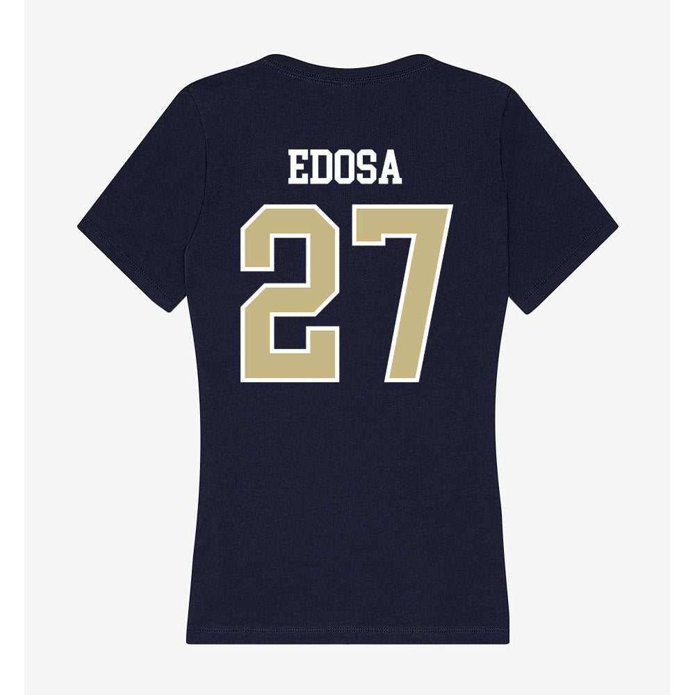 Oral Roberts - NCAA Women's Soccer : Precious Edosa - Women's V-Neck T-Shirt-1