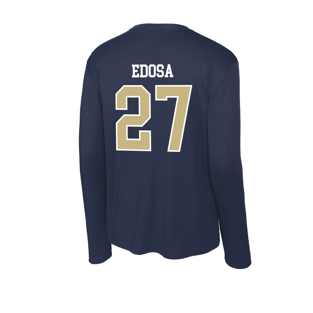 Oral Roberts - NCAA Women's Soccer : Precious Edosa - Activewear Long Sleeve T-Shirt-1