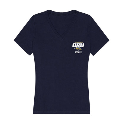 Oral Roberts - NCAA Women's Soccer : Kylee Munson - Women's V-Neck T-Shirt-0