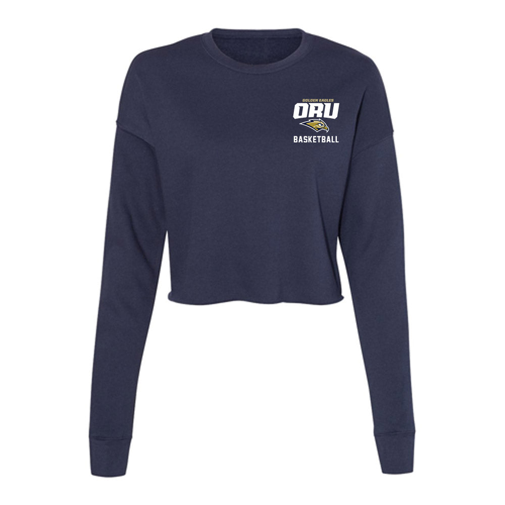 Oral Roberts - NCAA Women's Basketball : Preslee Hartsock - Women's Cropped Crew Fleece-0
