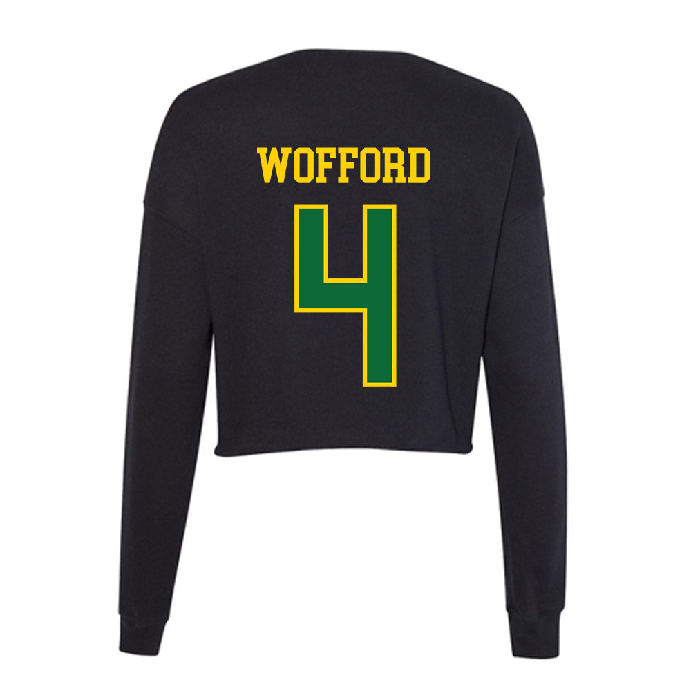 KYSU - NCAA Men's Basketball : Terin Wofford - Women's Cropped Crew Fleece-1