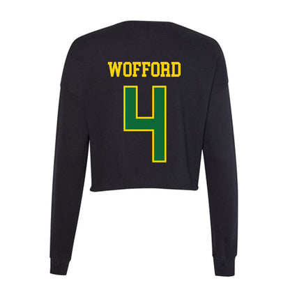 KYSU - NCAA Men's Basketball : Terin Wofford - Women's Cropped Crew Fleece-1