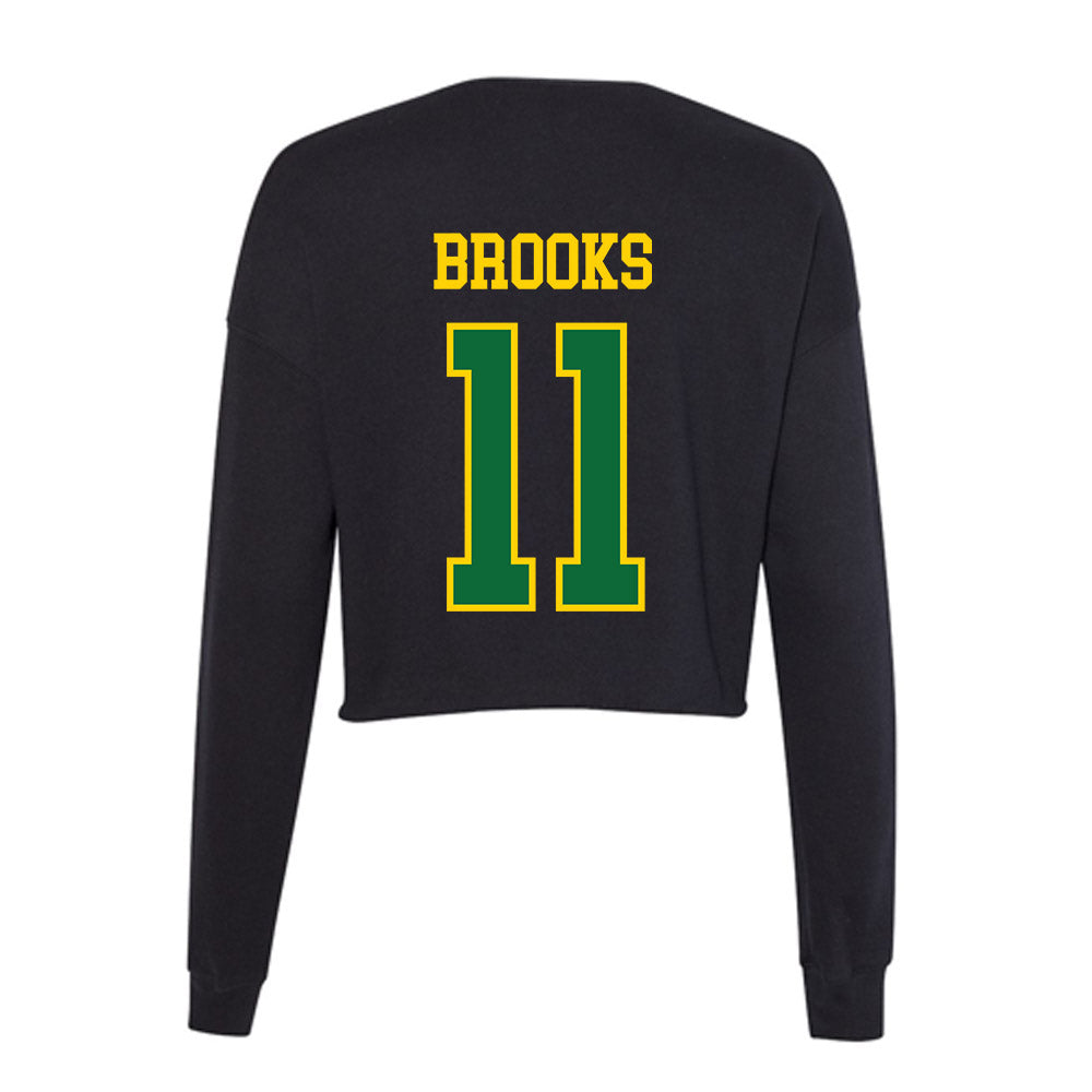 KYSU - NCAA Men's Basketball : Tyson Brooks - Women's Cropped Crew Fleece-1