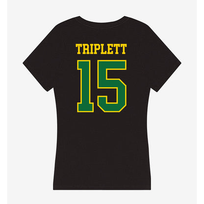KYSU - NCAA Women's Basketball : Alycia Triplett - Women's V-Neck T-Shirt-1