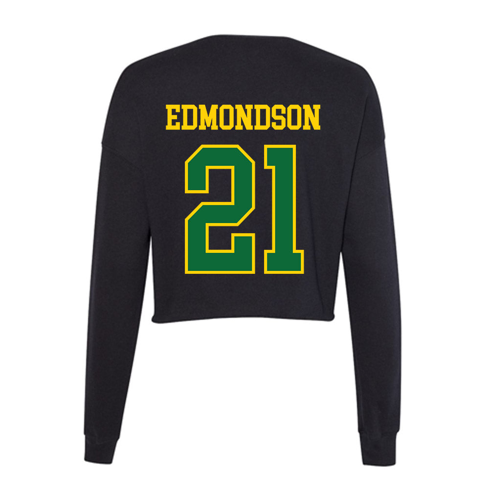 KYSU - NCAA Men's Basketball : Justin Edmondson - Women's Cropped Crew Fleece-1