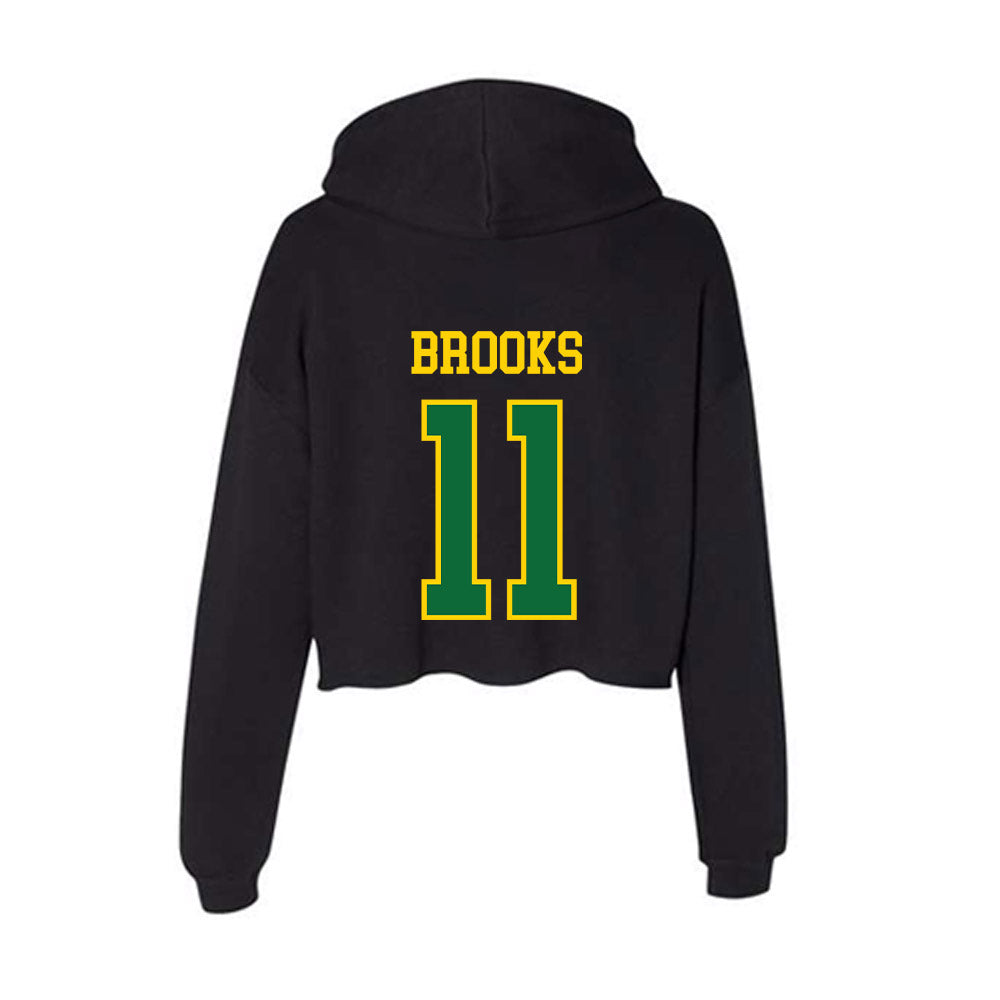 KYSU - NCAA Men's Basketball : Tyson Brooks - Women's Crop Fleece Hoodie-1