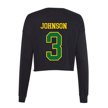 KYSU - NCAA Football : Denim Johnson - Women's Cropped Crew Fleece-1
