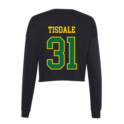 KYSU - NCAA Football : Deshun Tisdale - Women's Cropped Crew Fleece-1