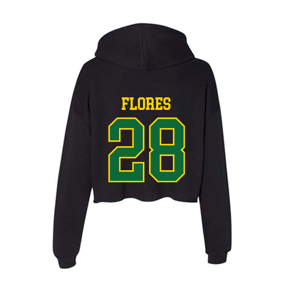 KYSU - NCAA Football : Mark Flores - Women's Crop Fleece Hoodie-1