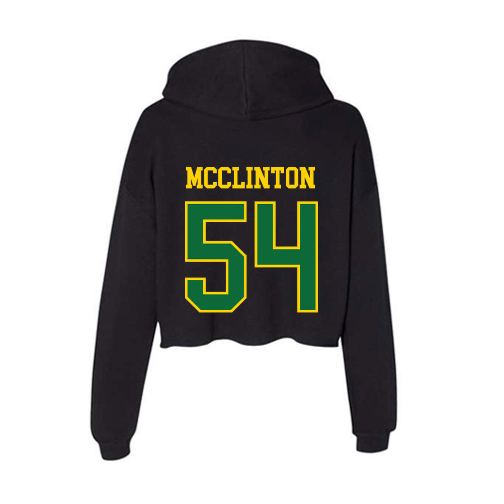 KYSU - NCAA Football : Walter McClinton - Women's Crop Fleece Hoodie-1