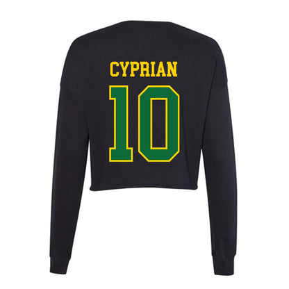 KYSU - NCAA Football : Darius Cyprian - Women's Cropped Crew Fleece-1