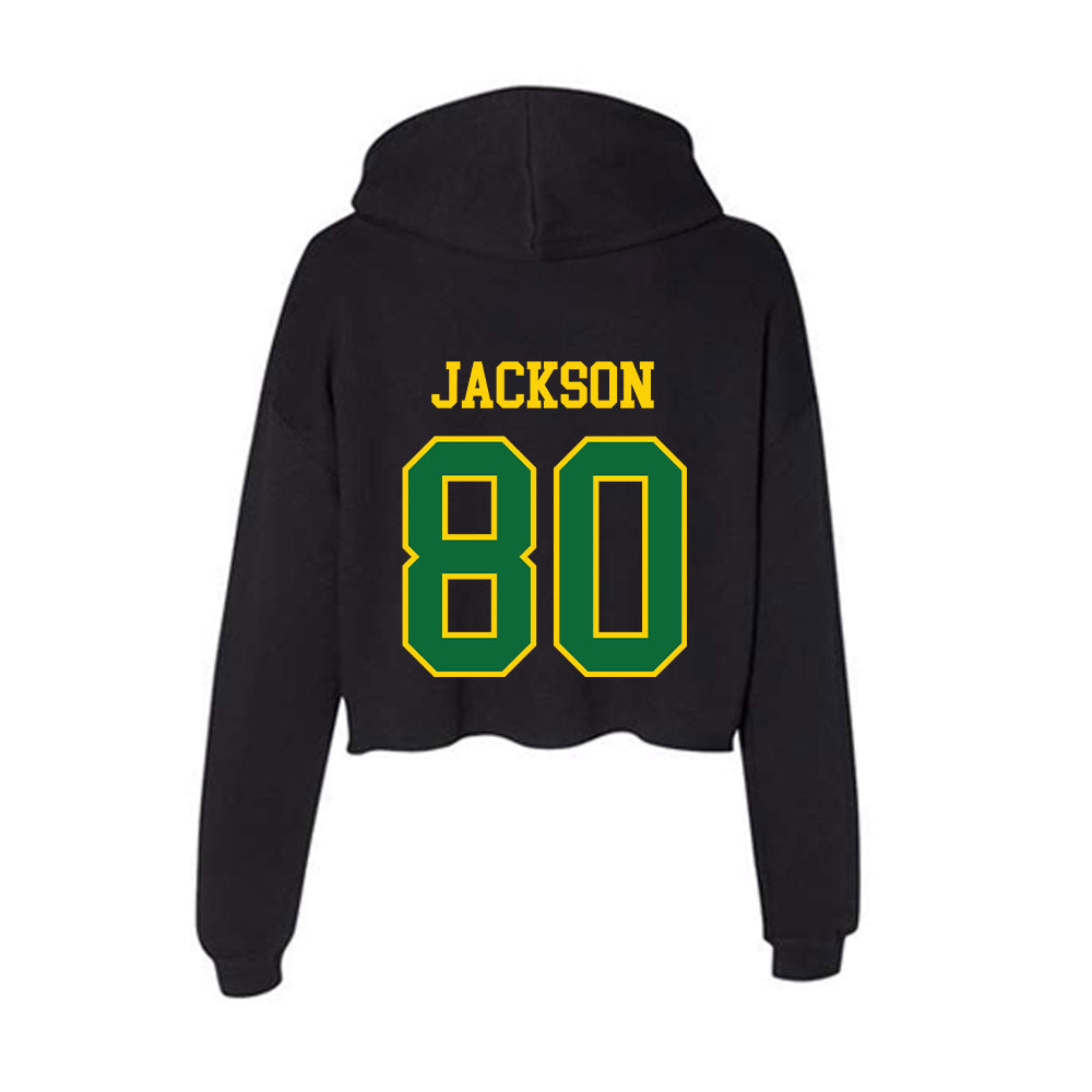 KYSU - NCAA Football : Cory Jackson - Women's Crop Fleece Hoodie-1