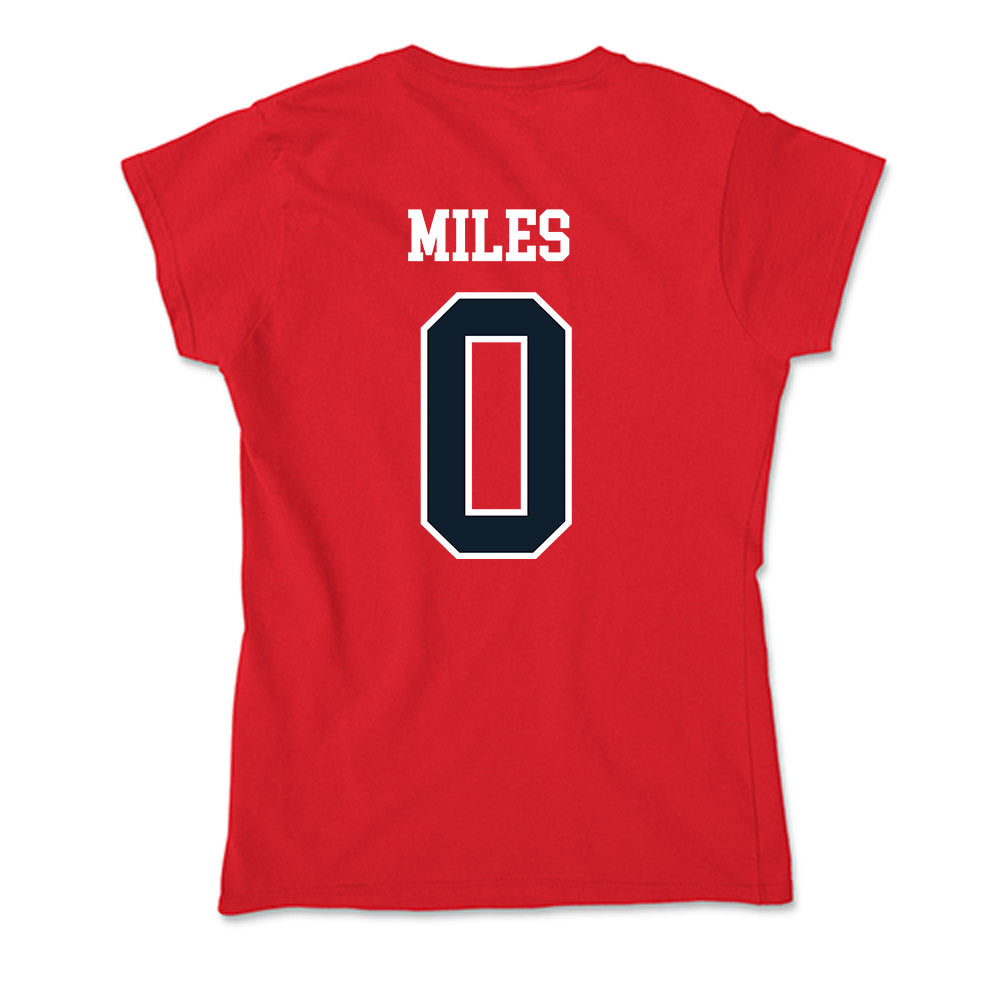 Dallas Baptist - NCAA Men's Track & Field : Jordan Miles - Soft Style Women’s T-Shirt-1