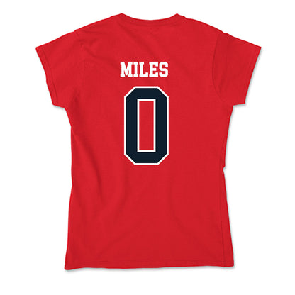 Dallas Baptist - NCAA Men's Track & Field : Jordan Miles - Soft Style Women’s T-Shirt-1