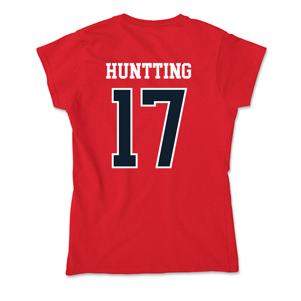Dallas Baptist - NCAA Men's Ice Hockey : David Huntting - Soft Style Women’s T-Shirt-1