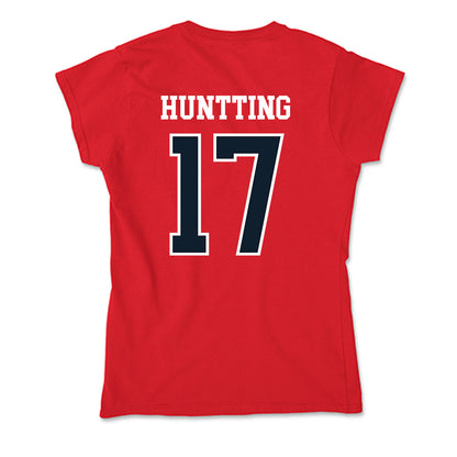 Dallas Baptist - NCAA Men's Ice Hockey : David Huntting - Soft Style Women’s T-Shirt-1