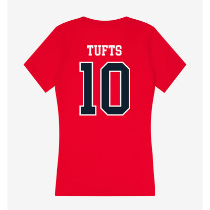 Dallas Baptist - NCAA Women's Soccer : Kenzi Tufts - Women's V-Neck T-Shirt-1